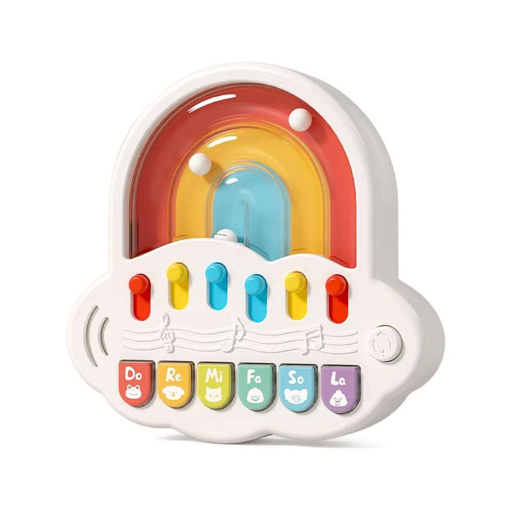 With Light Mini Piano Toys Music Enlightenment Light Up Piano Educational Piano Toy  For Babies
