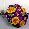 1pc Floral Pattern Automatic Opening/closing umbrella, Reinforced 8-Rib Construction, Compact Travel Umbrella yy250808161