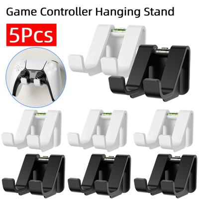 5Pcs For Switch/Xbox/PS4/PS5 Gamepads Wall Mounting Stand Game Controller Storage Shelf Game Controller Rack Holder Accessoires