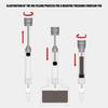Office Study Fountain Pen Vacuum Filling Clear Ink View Body Stainless Steel Nib Option for Smooth Efficient Writing