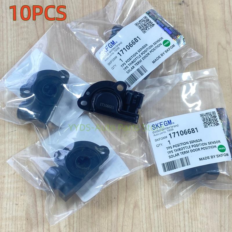 *( 10X 17106681 Throttle Position Sensor TPS Sensor- For Chevrolet Aveo Hummer Cadillac Opel Corsa Meriva Astra GMC