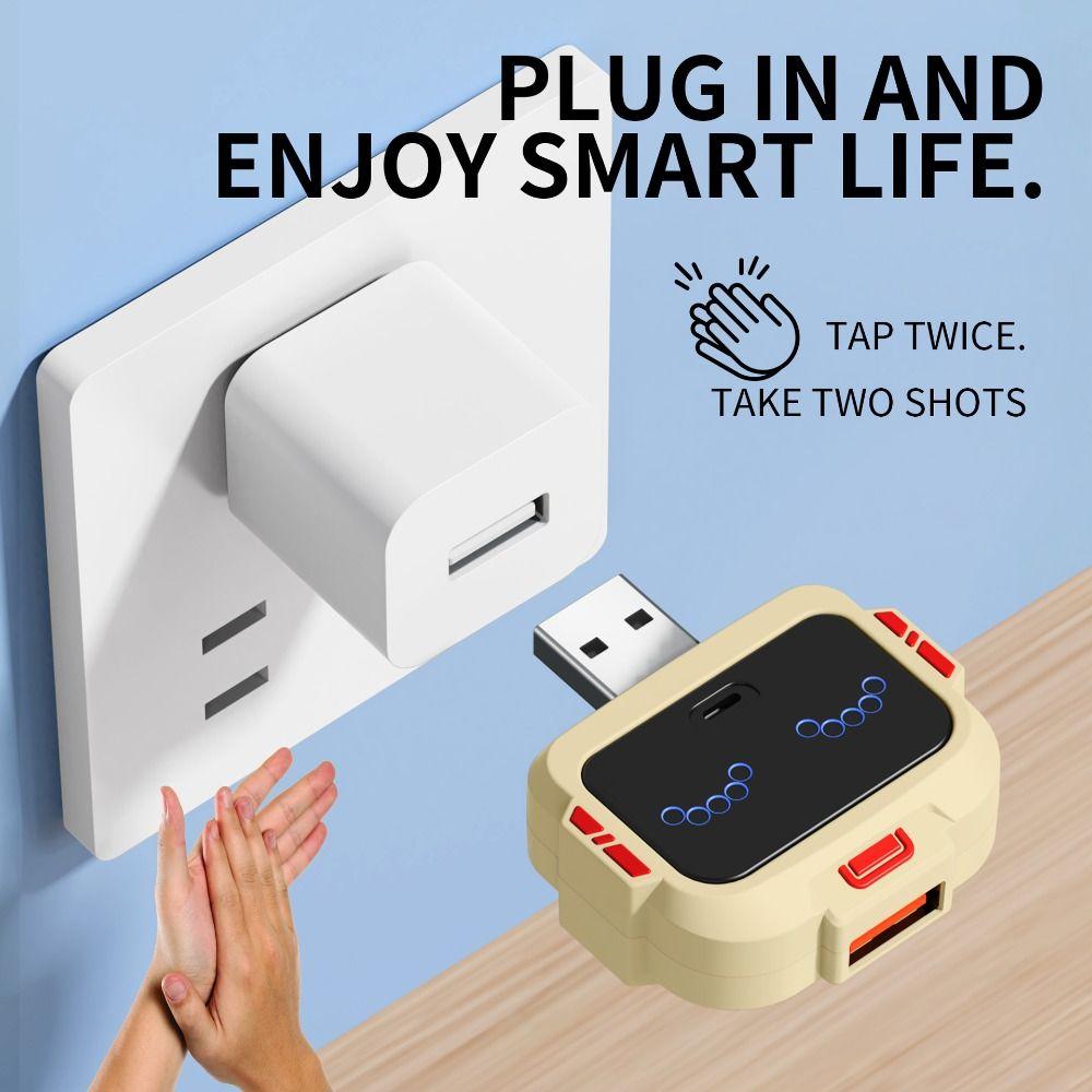 Protection Lights Switch Smart USB Socket Voice Extender USB Converter Socket Home Use