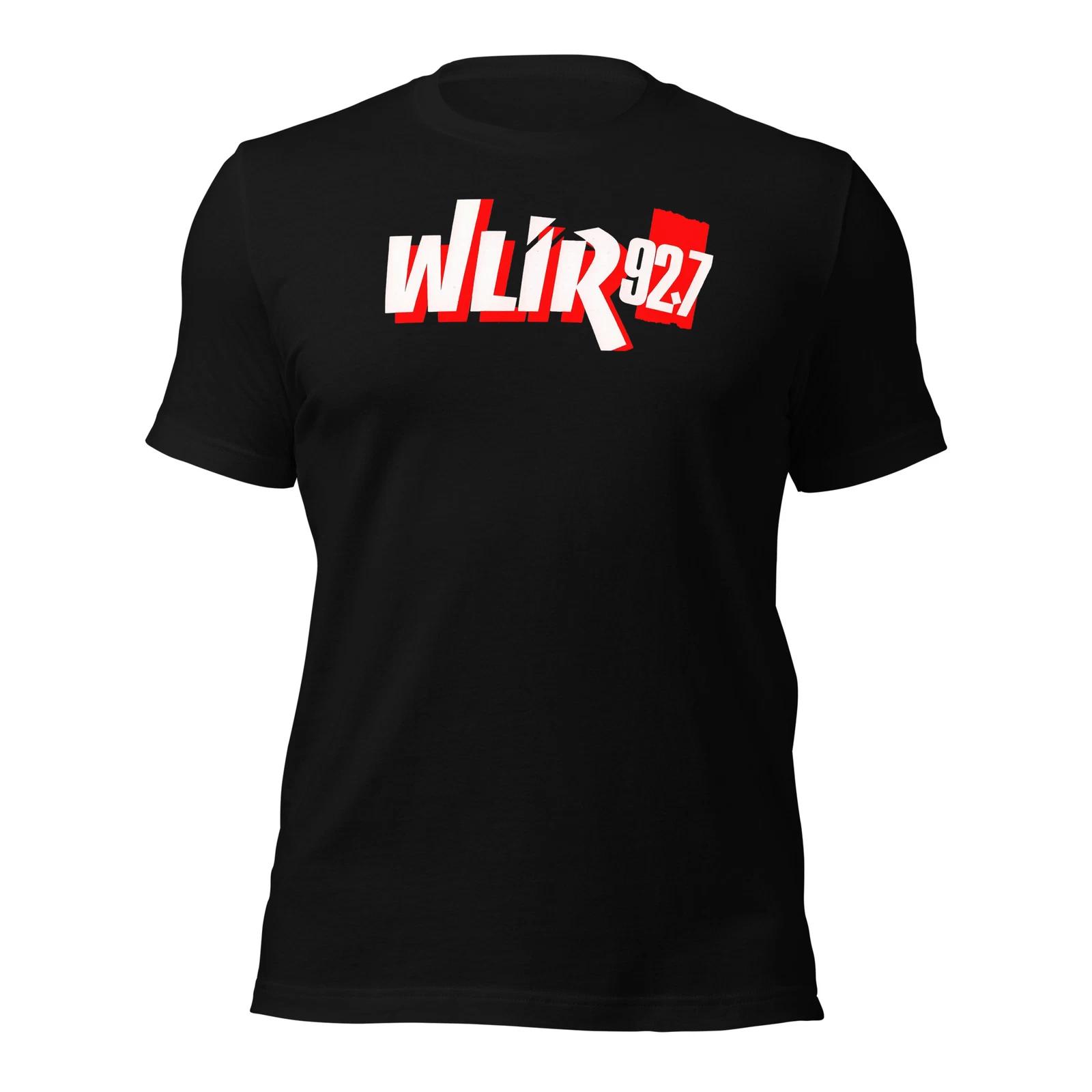 

WLIR 92.7 FM New York vintage radio Tee Shirt Unisex 100% Cotton T-shirt Mens Tees Top S