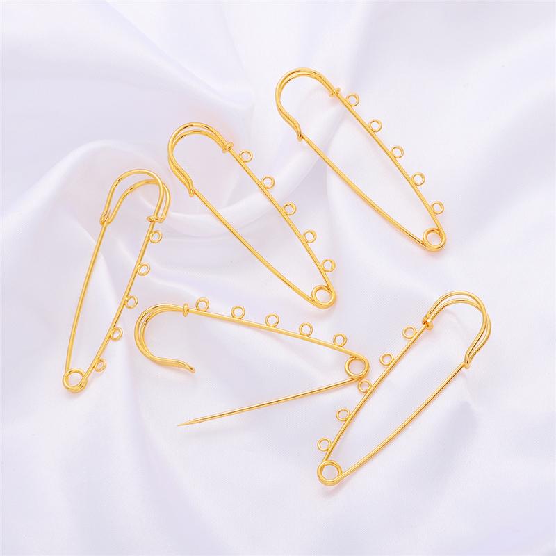 

1 шт. Медная булавка-шарм для броши своими руками, аксессуары для изготовления ювелирных изделий, принадлежности ручной работы 20x60mm