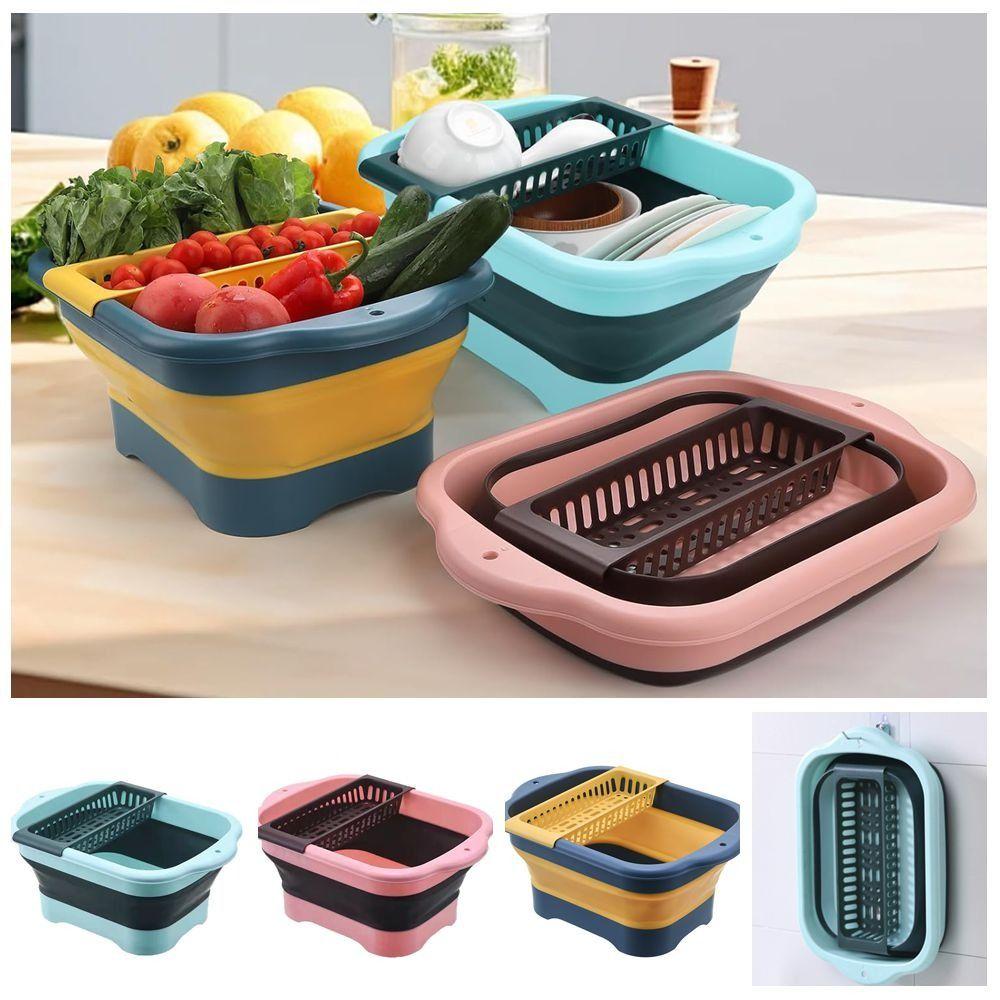 Multifunctional Strainer Kitchen Storage Tool Fruit Vegetable Washing Basket