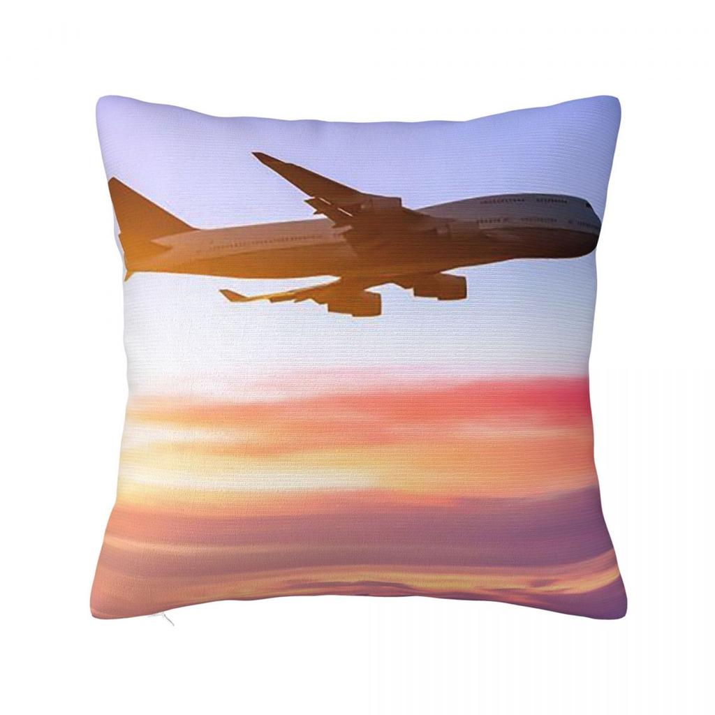 Simple Airplane Pattern Pillowcase Cushion Comfort Throw Pillow Sofa Decorative Cushions Used for Home Bedroom Living Room