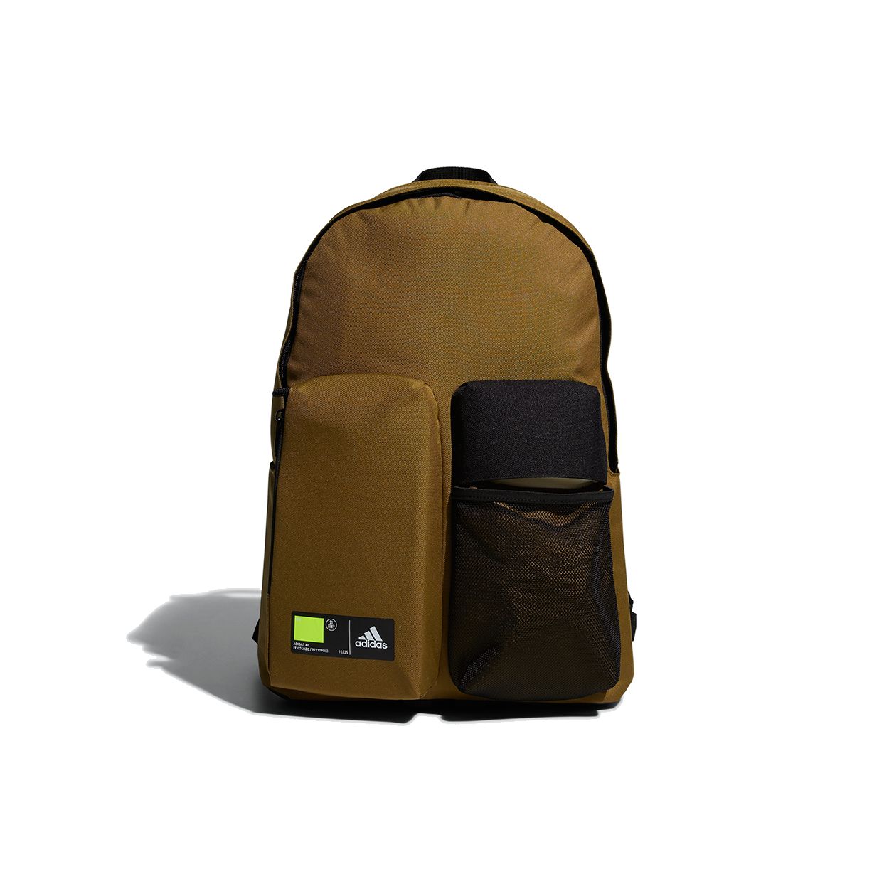 Adidas Cl 3D Pockets Sports Polyester Backpack Unisex Backpack Brown GN9876 Brown