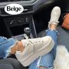 New Women's Fashion Platform Sneakers Lace-up Shoes Ladies Shoes Wedge Sneakers for Women Female Footwear