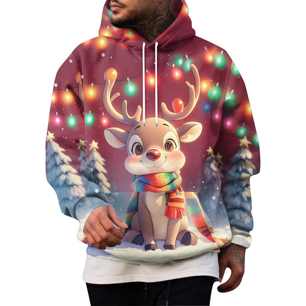 Men's Sports Leisure Long Sleeves With Pocket Hooded Hood Hoodie