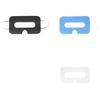 VR Hygien Ögonmask Skydd Engångs NonWoven Ansiktsliner, Konturerad Öppningsdesign, 100-pack för Upprepad VR-headsetanvändning
