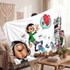 Warm Flannel BlanketGaston Lagaffe Soft Cozy Throw Blanket for Bedroom Couch