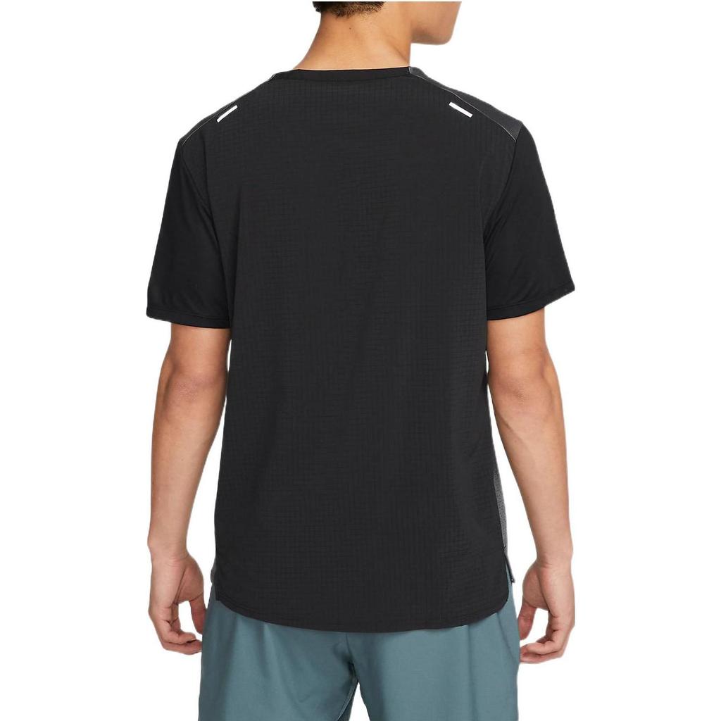 Nike T Shirts Men's Black Gray Color Crew Neck Moderate Straight Fit DM4647-010