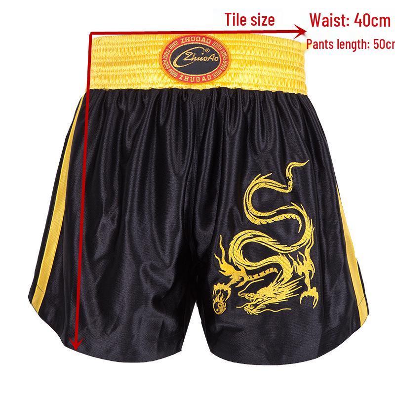 Embroidered Dragon Sanda Muay Thai Boxing and Fighting Suit Set