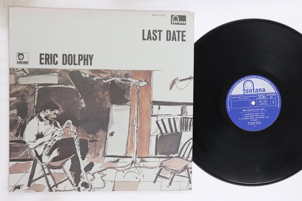 LP Record ERIC DOLPHY - Last Date PAT1051 FONTANA 1974 Japan Jazz Used