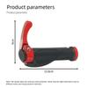 Ergonomic Bike Bar Ends, Universal Aluminum Alloy MTB Cow Horn Handlebar, Colorful Rubber Grip, For Cycling Bike Accessories