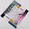 Feathered Assist Hooks Casting Jig Bait Reflective Fish Pattern Bionic Fish Lure  Boat Fishing