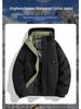 Unisex Heavyweight Hooded Winter Jacket - Thick, Warm, Casual Cotton Coat for Couples.