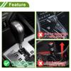 HOPESPANNER Flower Shift Knobs Universal Gear Shift Knobs Acrylic Stick Shift Lever Knob for