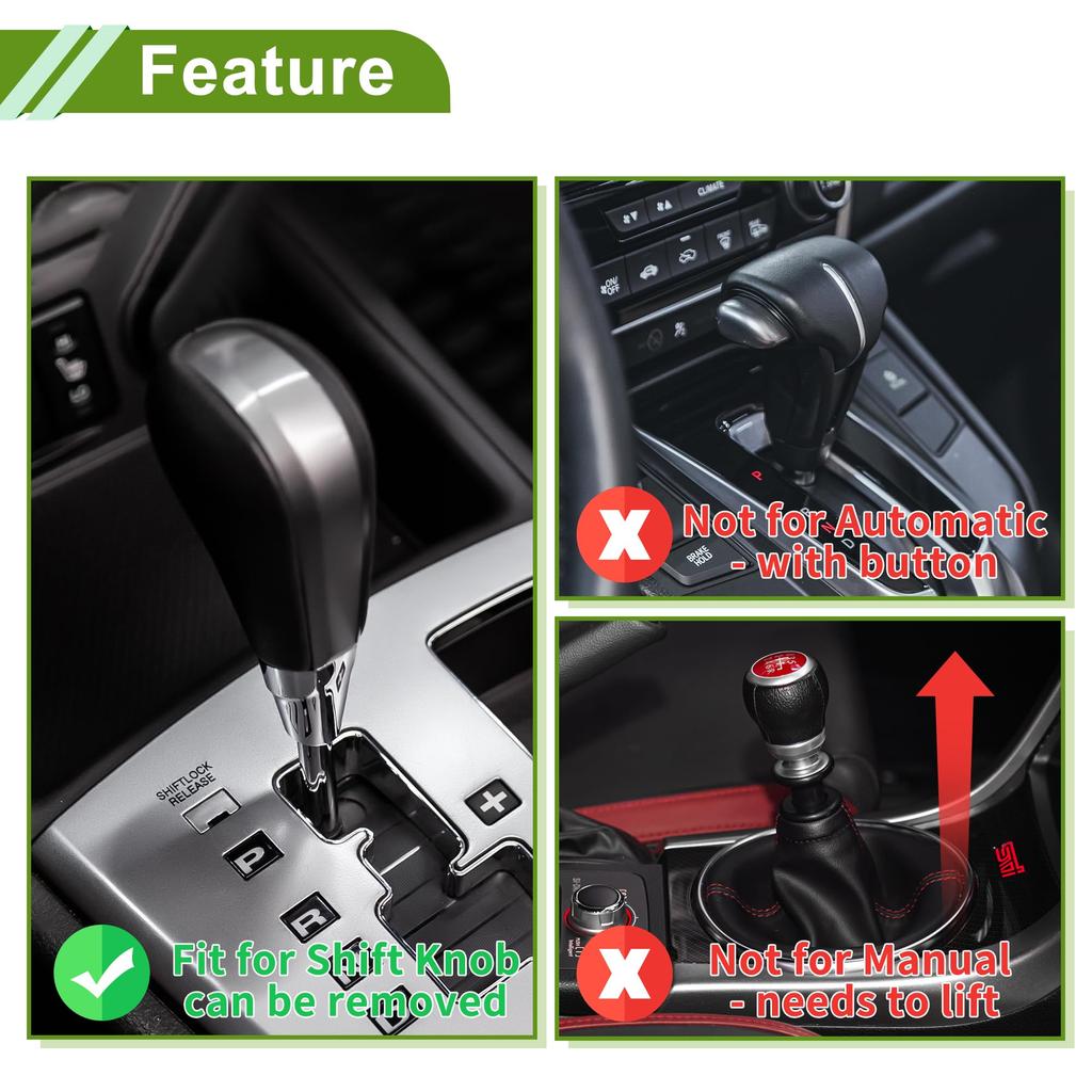 HOPESPANNER Flower Shift Knobs Universal Gear Shift Knobs Acrylic Stick Shift Lever Knob for