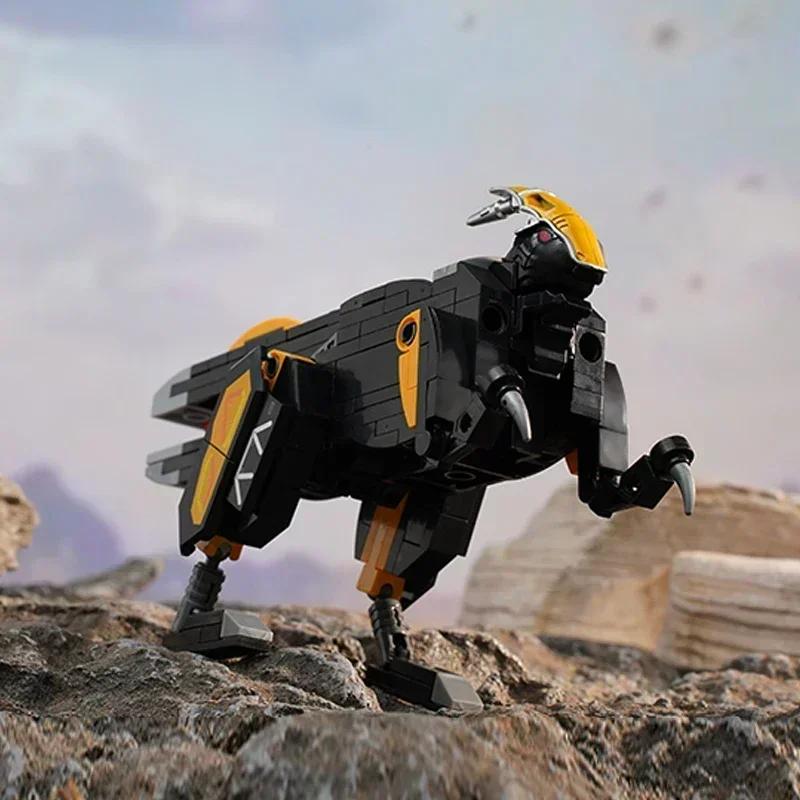 Keeppley Zyuden Sentai Series Building Blocks 3 In 1 Mecha Dragon God Dinosaur Model Educational Toy Splicing Ornaments Gift