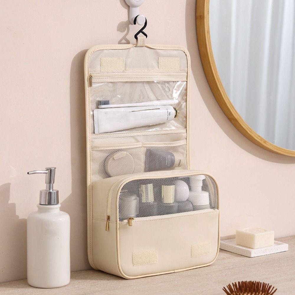 Large Capacity Large Cosmetic Bag Waterproof Travel Bag INS Dust-proof Storage Bag  Outdoor