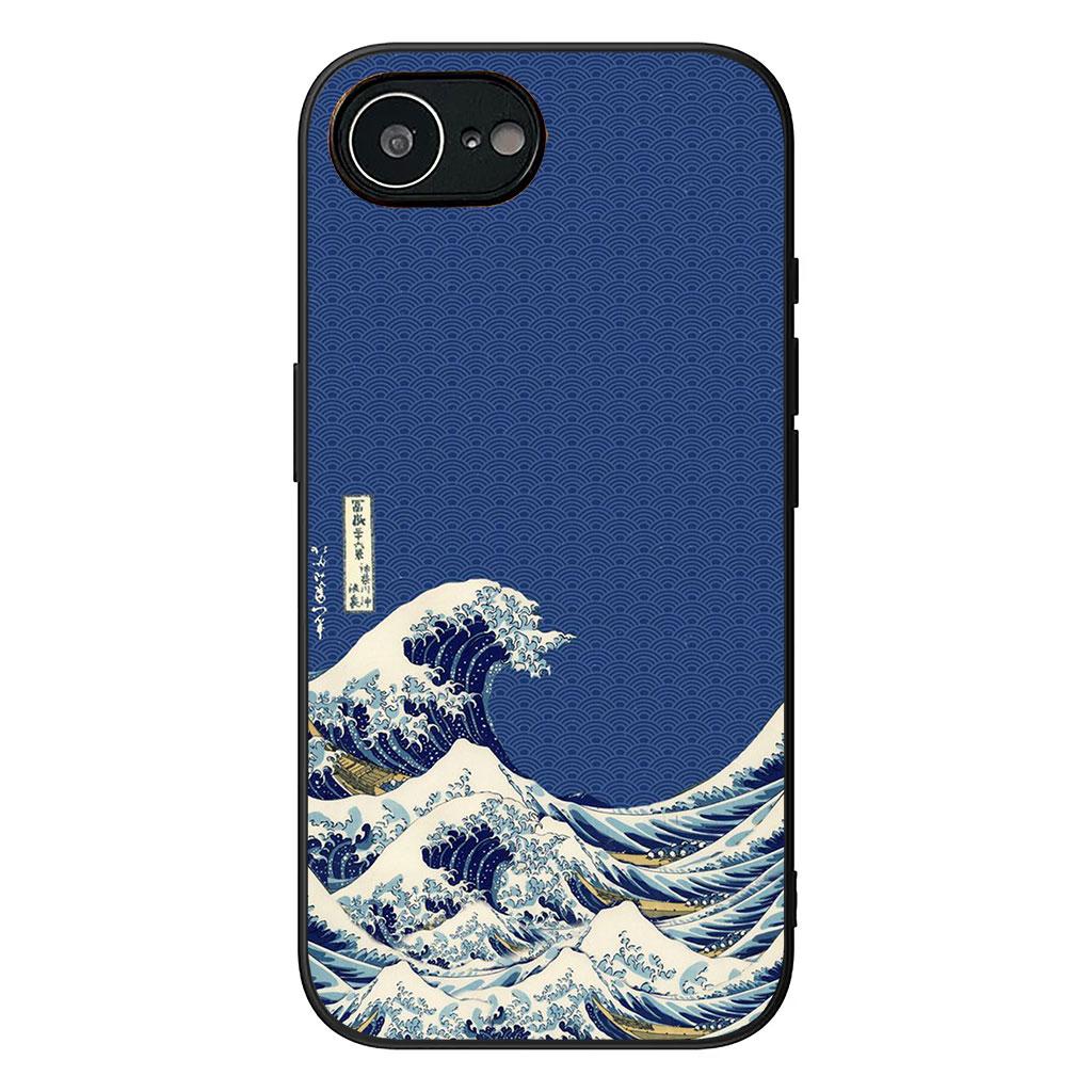 Cover for Apple iPhone 17 16 11 Pro XS Max XR 6 7 8 Plus 16E SE 2020 Air 5 SE2 Phone Case The Great Wave of Kanagawa ocean