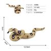 Gruselige realistische Schlangenmodelle für Kinder, Kobra Maisnattern-Figur, Lebendiger Wildpython, Perfektes Streichgeschenk