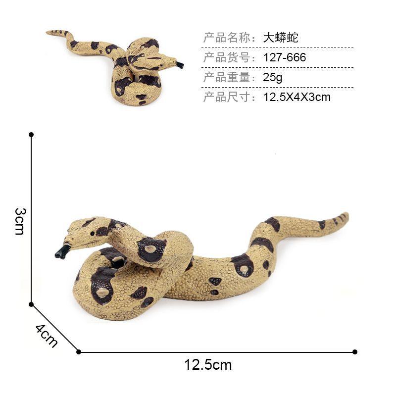 Gruselige realistische Schlangenmodelle für Kinder, Kobra Maisnattern-Figur, Lebendiger Wildpython, Perfektes Streichgeschenk