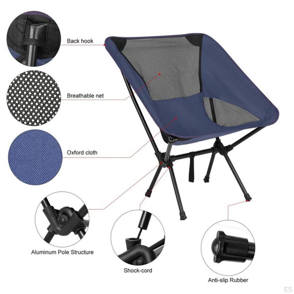 Folding Camping Fishing Seat for Outdoor Hiking Backpacking BBQ Pinici 110kg
