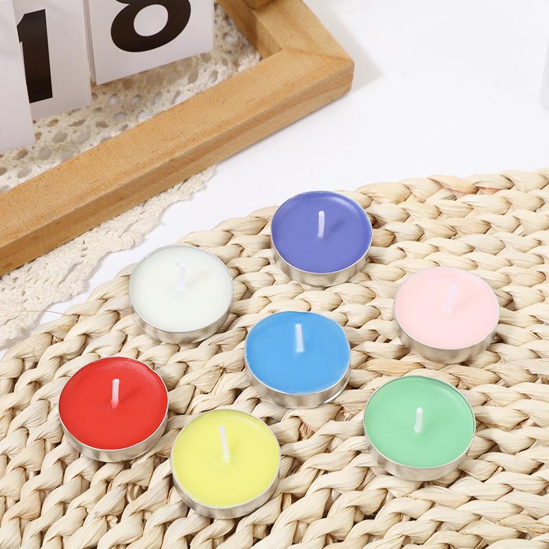 10 Aluminum Shell Tea-light Candles for Valentine's Day Proposals, Hotels, Insulation