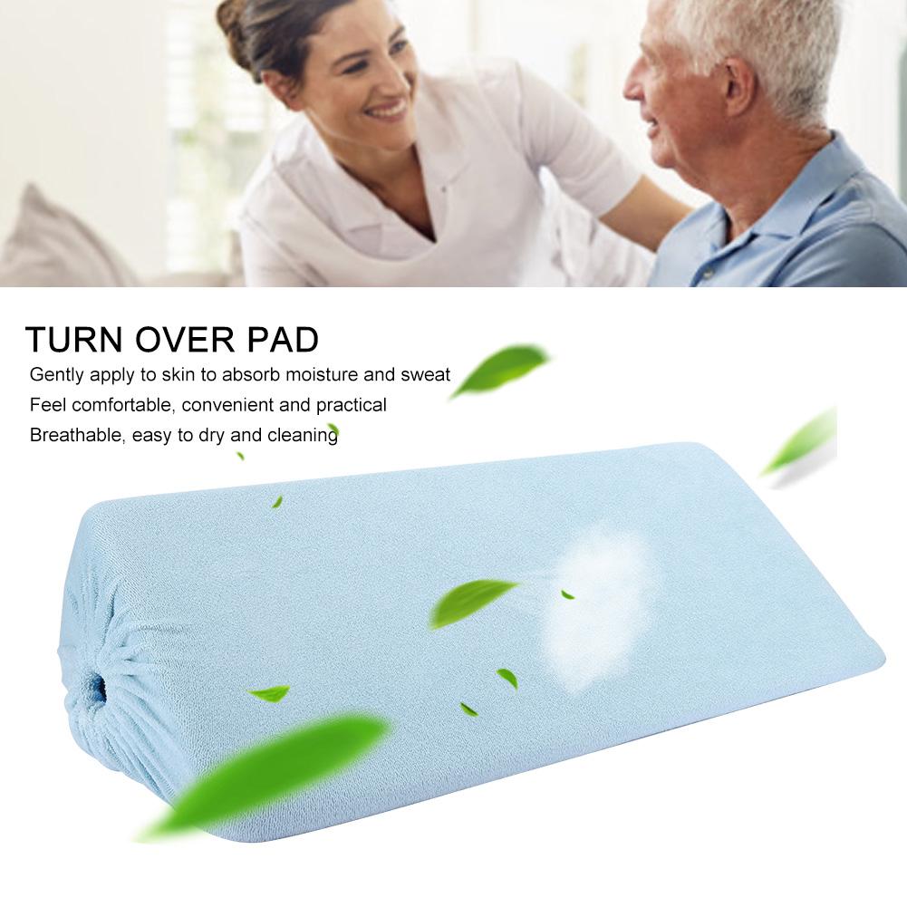 Triangular Pad Turn Over Pad Bedsore Care Pillow Side Cushion for Elder Bedridden Patients (Drawstring Type)