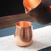 Handmade Pure Copper Drinking Cups With Hammered Finish And Traditional Craftsmanship Perfect For Home Kitchen Bar Gatherings
