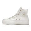 Converse Chuck Taylor All Star Platform Høy Hvit Dame Sneakers Gull 568380C