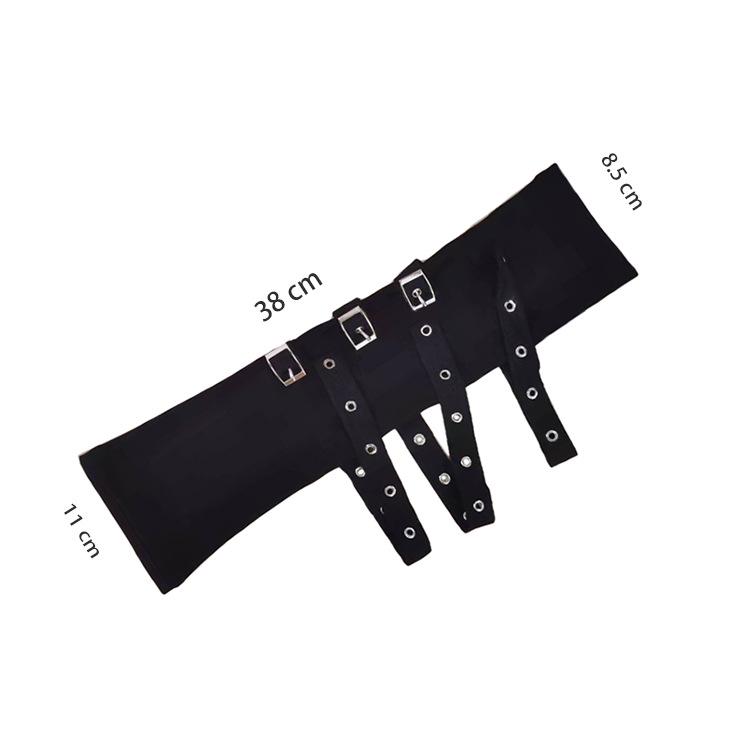 Dark Style Fingerless Motorcycle Gloves – Hot Girl, Neutral Spring/Summer Sleeves, European & American Style.