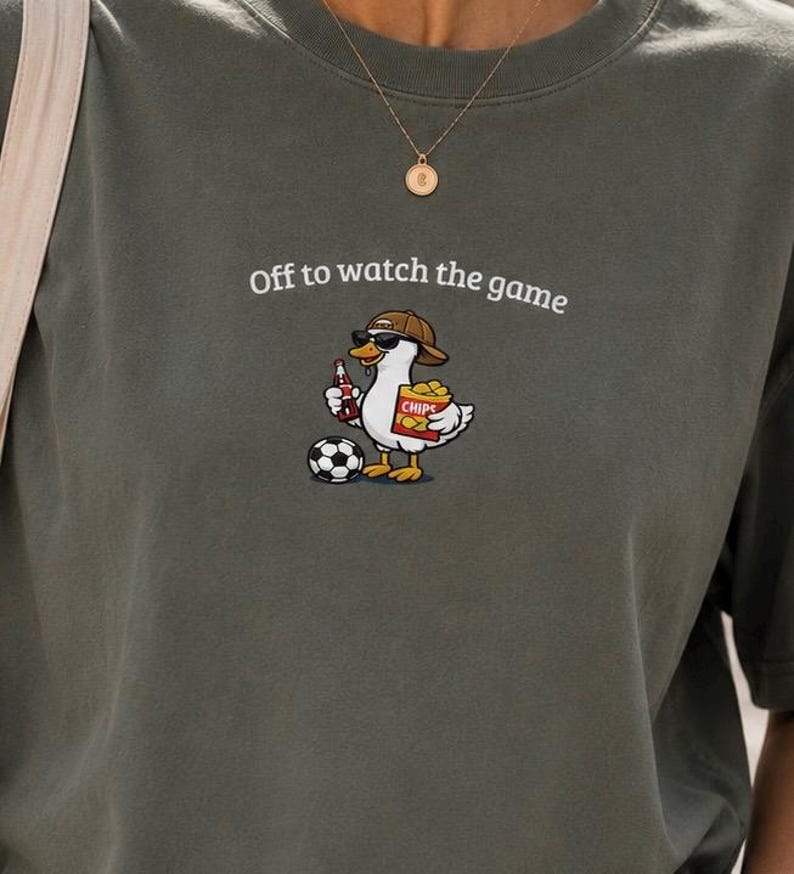 Funny Goose Shirt, Silly Goose Tee, Goose Lover Gift, Cute Animal T Shirt, Sports Fan Gift, Comfort Colors 1717, Funny Gift Tee, soccer tee XL