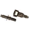 2 sady 8mm 10mm Automobilový motocykl Černý rychlospojka palivového potrubí Rychloupínací konektor