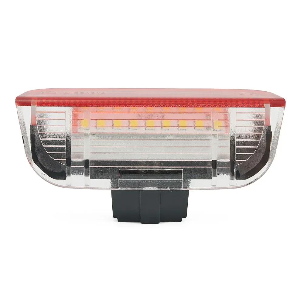 2Pcs Car Interior Courtesy Door Lights Warn Lamps For Passat B6 B7 B8 CC For Seat  For Golf For Skoda Auto Led Door Planel Light