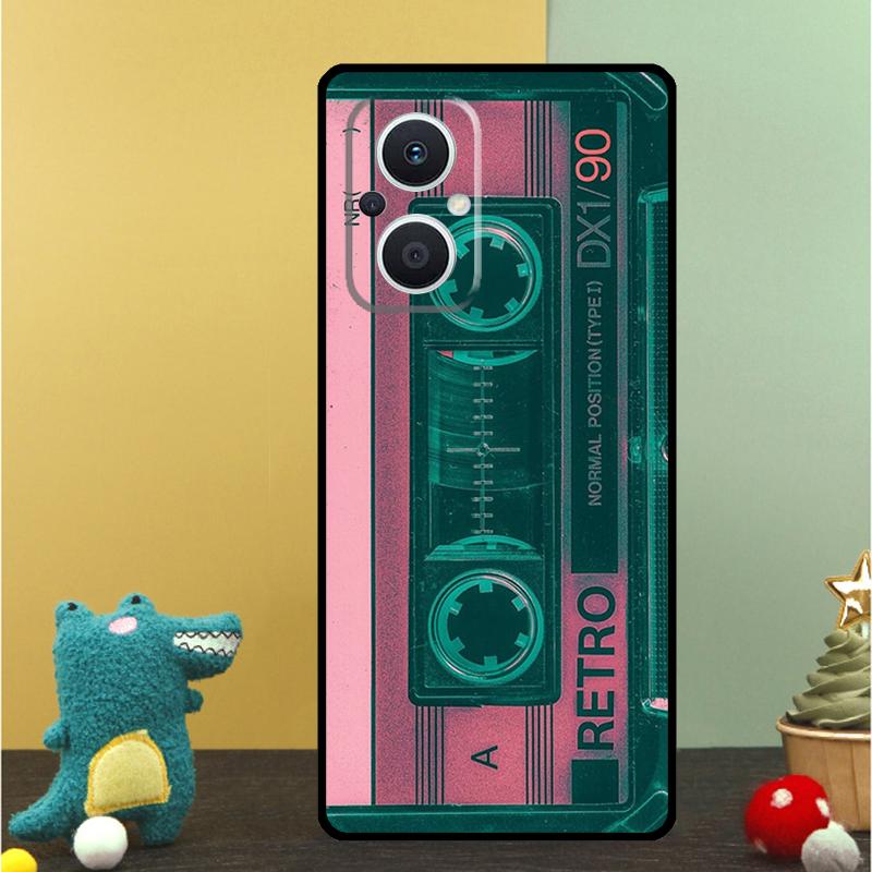 Retro VHS Tape Case For OPPO Reno 15 15F 14 13 12 11 10 Pro 14F 13F 12F 11F 8T OPPO Find X9 X8 X6 Pro Cover