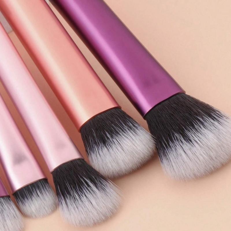 ELegant Makeup Brush Set 10pcs Professional Cosmetic Tools Multifunctional With Carrying Pouch For Beauty Enthusiasts