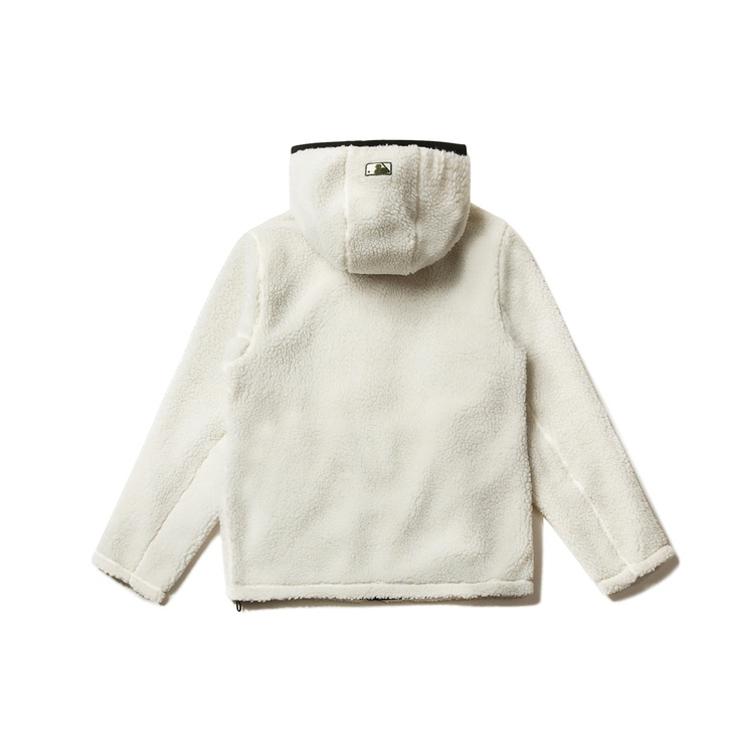 New MLB New York Yankees Velvet Jackets Unisex Ivory White 31JPF2061-50I