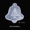 1PCS DIY Crystal Epoxy silicone mould Christmas Tree Elk Pendant Bag Ornament Decoration Silicone Mold