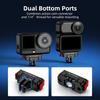 1/2Pcs Magnetic Quick-Release Mount with 1/4 Screw Hole Adapter Base 360 Degree Rotation for DJI Action 6/OSMO Nano Accessories