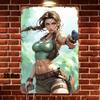 Warrior Jungle Explorer Sign Wall Art x Inch Hanging Decor for Bedroom Home Theater