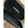 Used CHANEL sunglasses black with logo