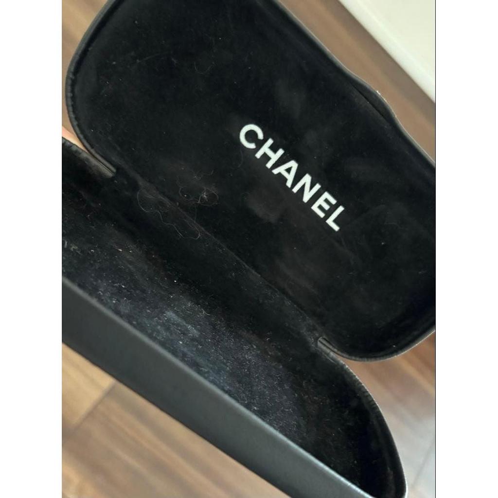 Used CHANEL sunglasses black with logo