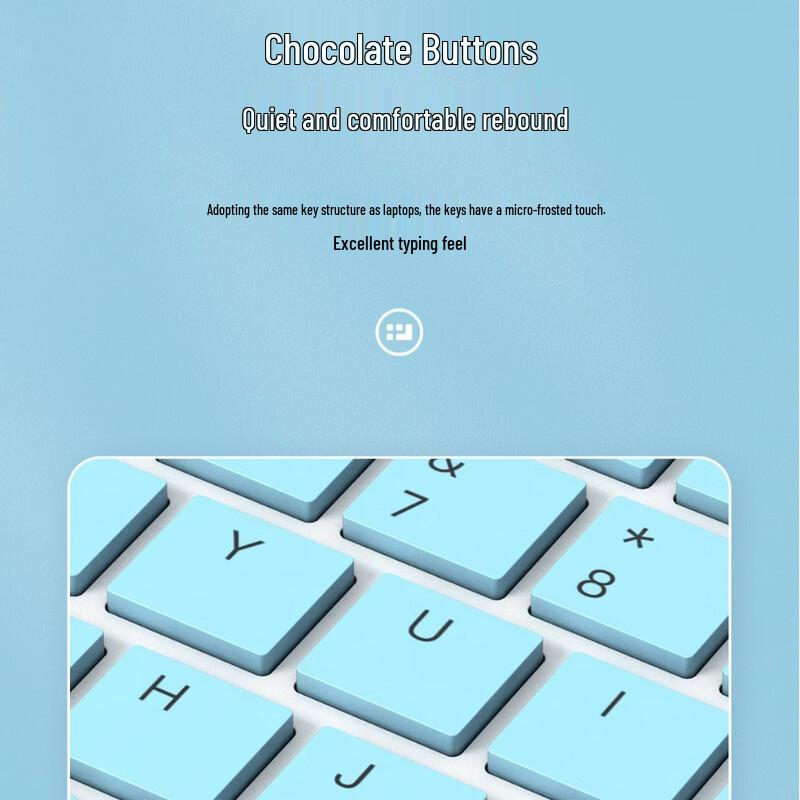 OLOEY Silent Rechargeable Wireless Bluetooth Keyboard