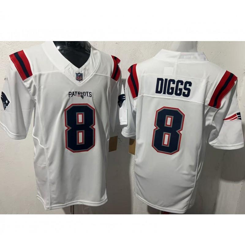 Vlastní vyšívaný fotbalový dres Tým New England Patriots Sportovní uniforma Pánské Fanoušci