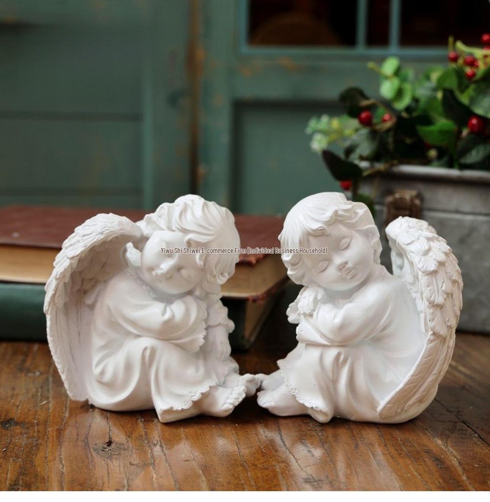 Europäische Klassische Engels Gartenkunst & Geschenk Dekoration