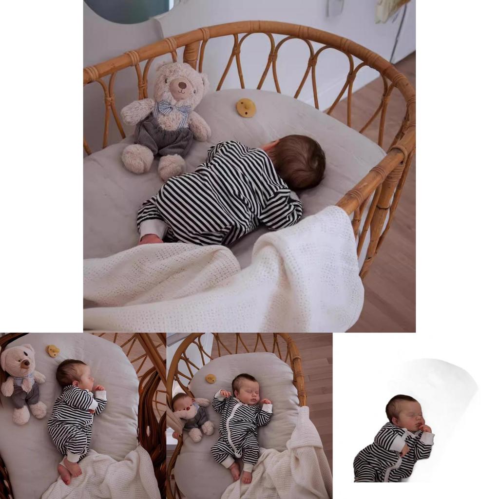 Păpușă Reborn din Silicon Pentru Colecționari Cu Trăsături Realiste Pentru Cadou Și Expoziție