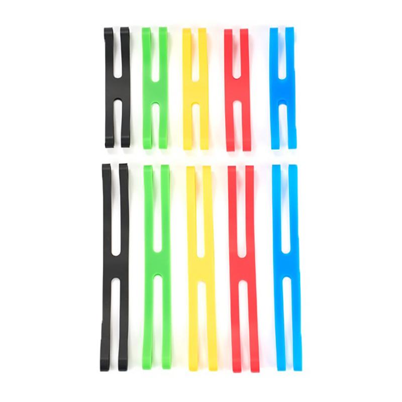 Outdoor Camping Tableware Storage H-Shaped Silicone High Elasticity Elastic Rubber Wrapping Bands Versatile For Outdoor Gear